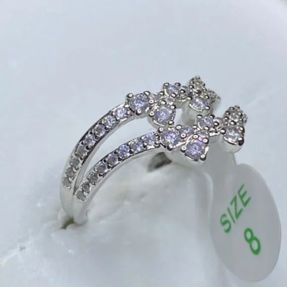 Diamond CZ Ring RBP7404 Beyond the Sparkle Size 8 - Picture 2 of 5